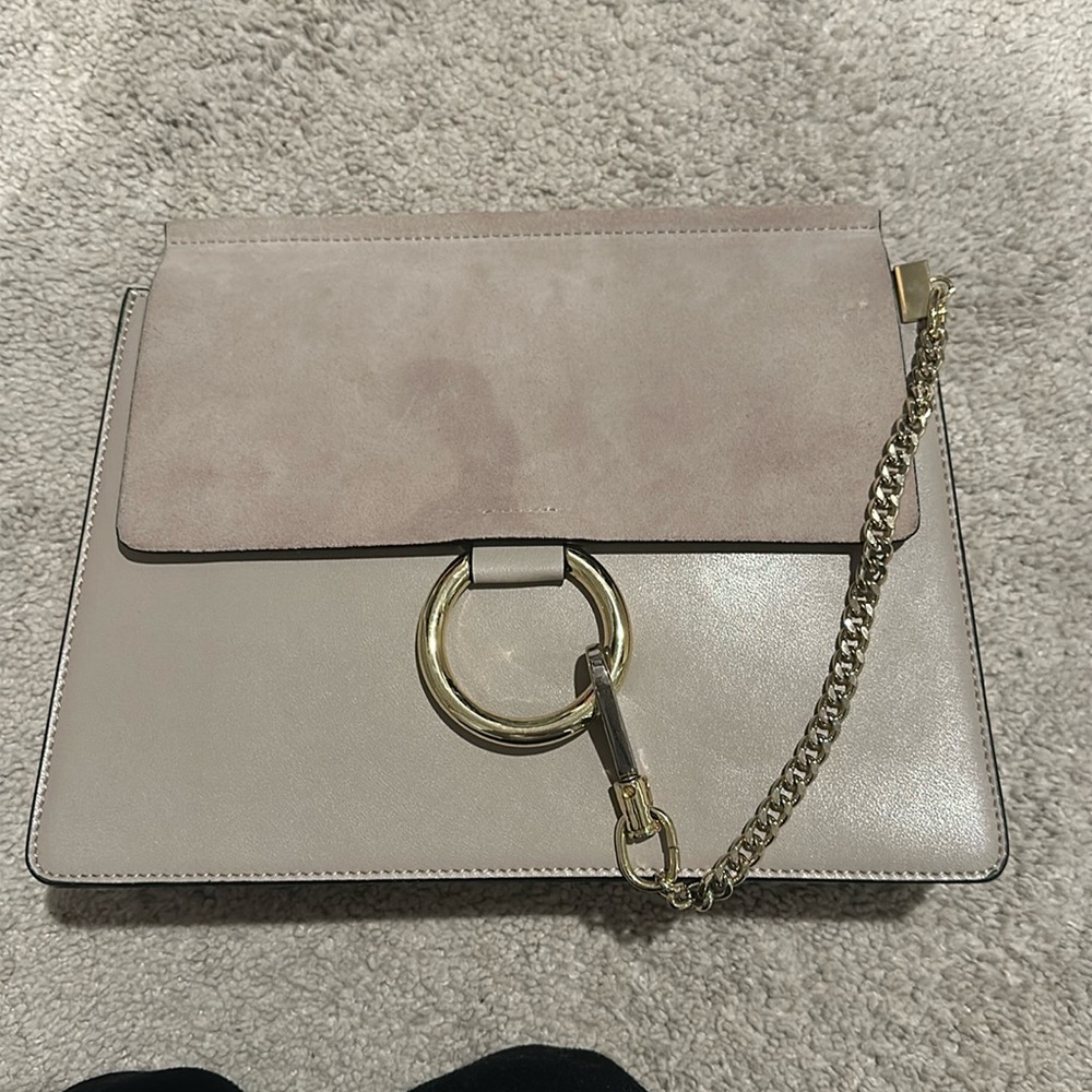 Grey Chloe look a like handbag